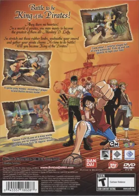 Shonen Jump's One Piece - Grand Battle box cover back